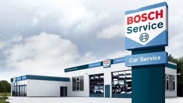 A Bosch Car Service workshop